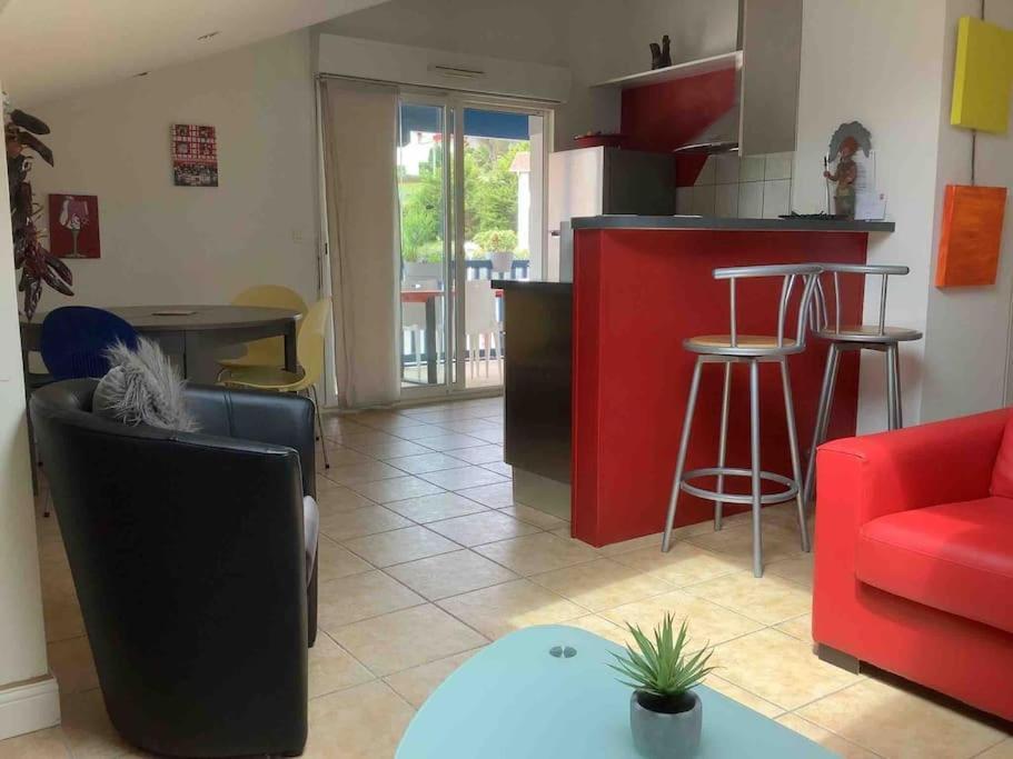 Bidart Cote Basque T3 250 Metres De La Plage 3*** Apartamento Exterior foto